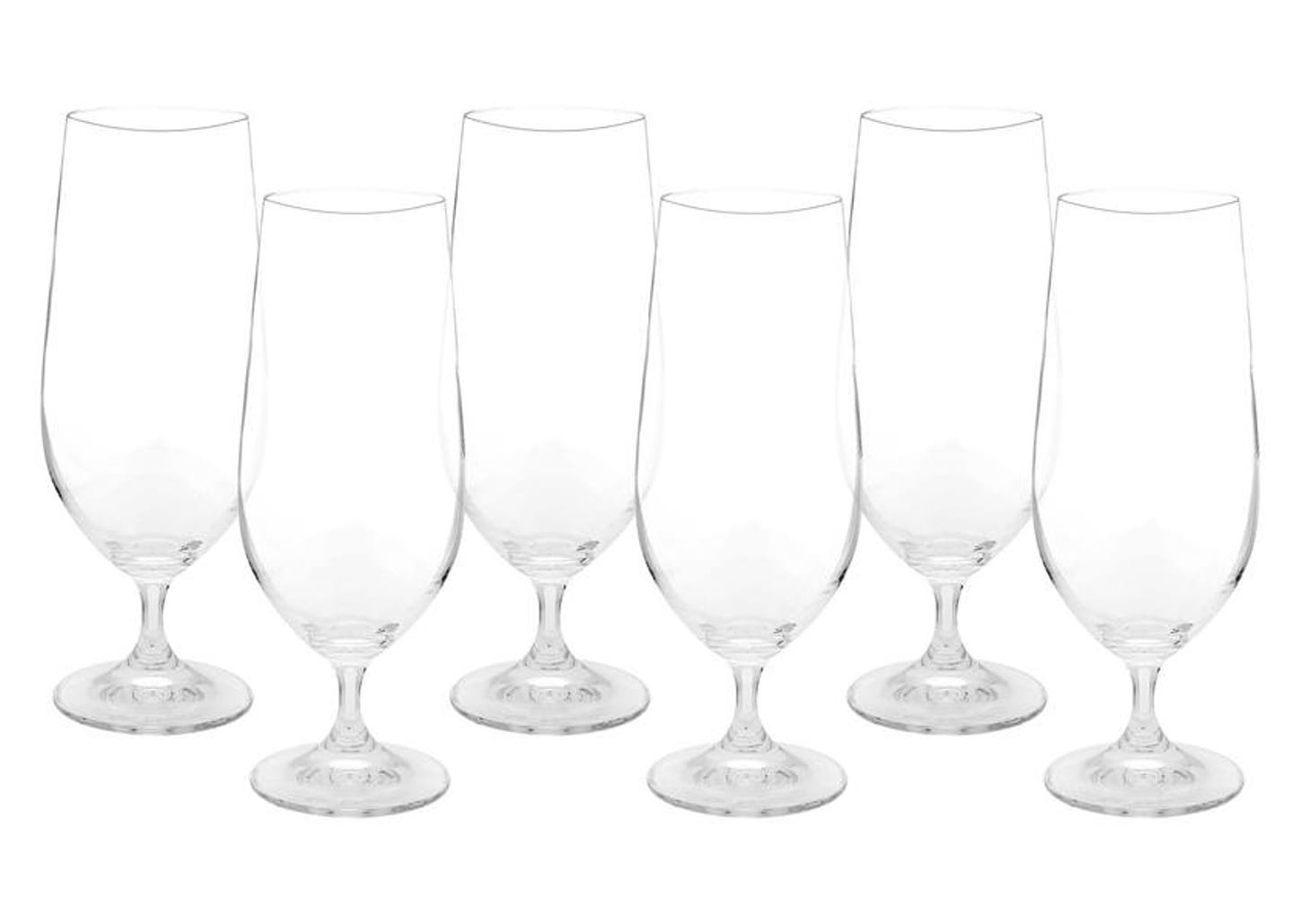 Jogo de Taças para Cerveja Cristal 380ml 6 Peças - Bohemia Gastro 4S032/380