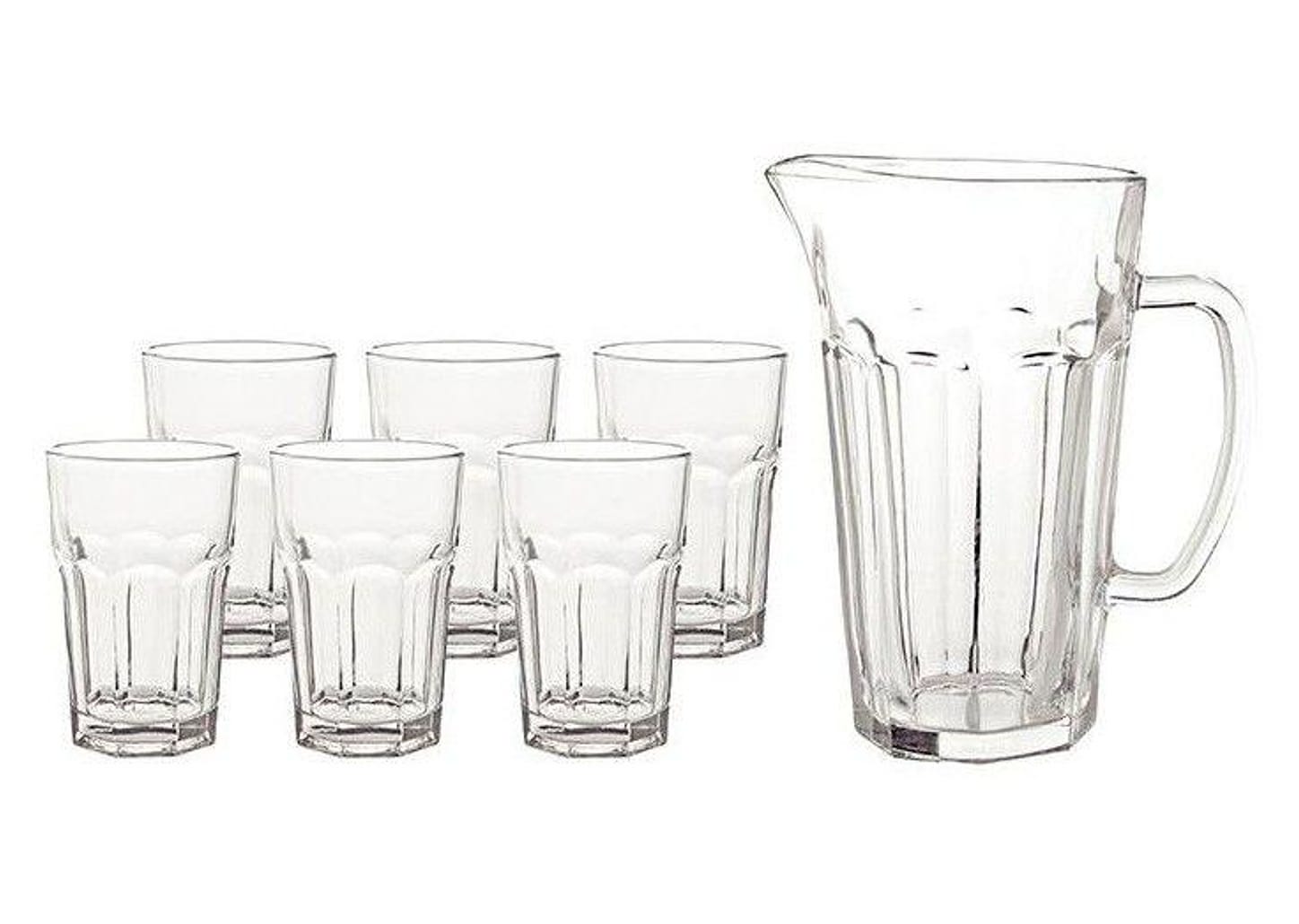 Conjunto de Jarra 1L e Copos 300ml de Vidro - Hauskraft 7 Peças