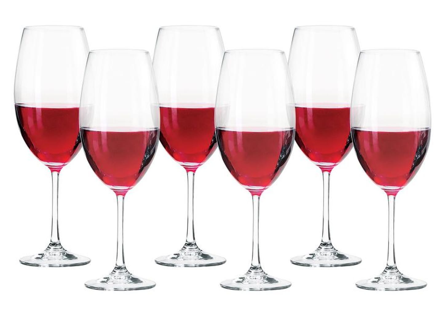 Jogo de Taças para Vinho Cristal 510ml 6 Peças - Bohemia Bárbara Suavignon