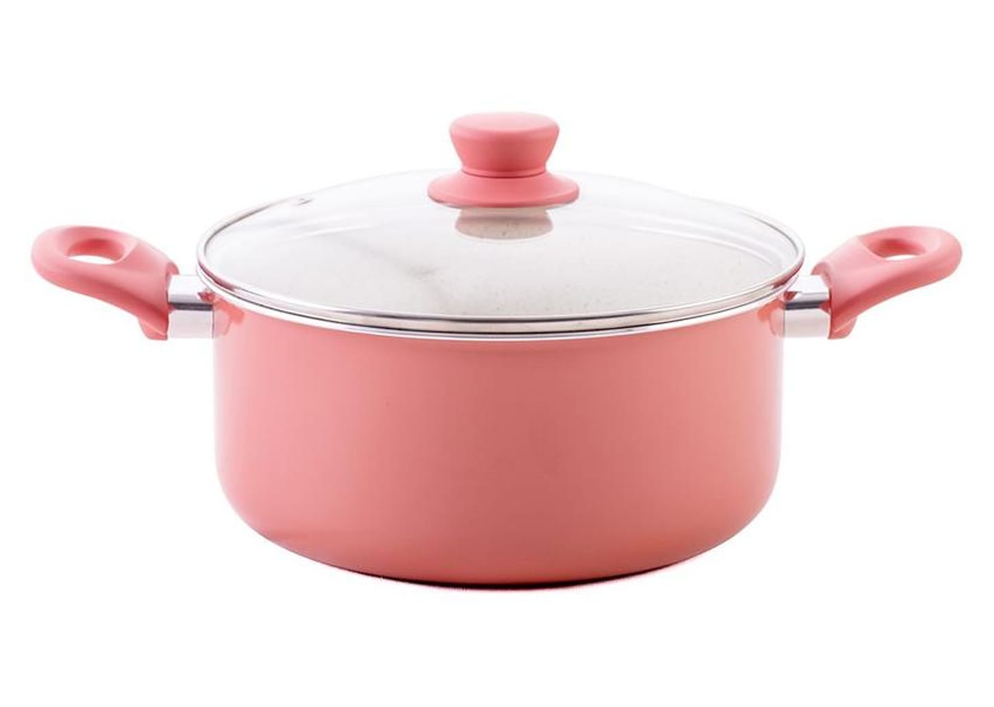 Jogo de Panelas Brinox de Alumínio Rosé 8 Peças Easy