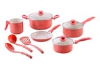Jogo de Panelas Brinox de Alumínio Rosé 8 Peças Easy