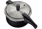 Panela de Pressão Tramontina Antiaderente 6L Preto e Prata Vancouver Effect