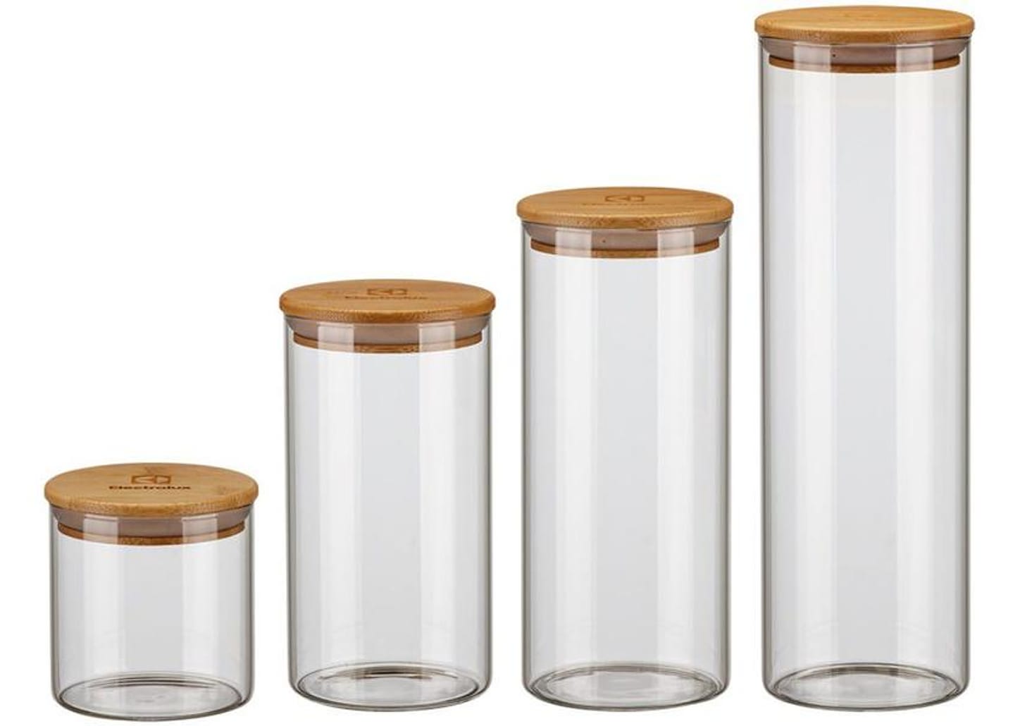 Jogo de Potes Hermético Electrolux com Tampa - A21392801 4 Peças