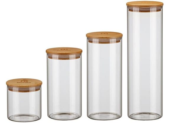 Jogo de Potes Hermético Electrolux com Tampa - A21392801 4 Peças