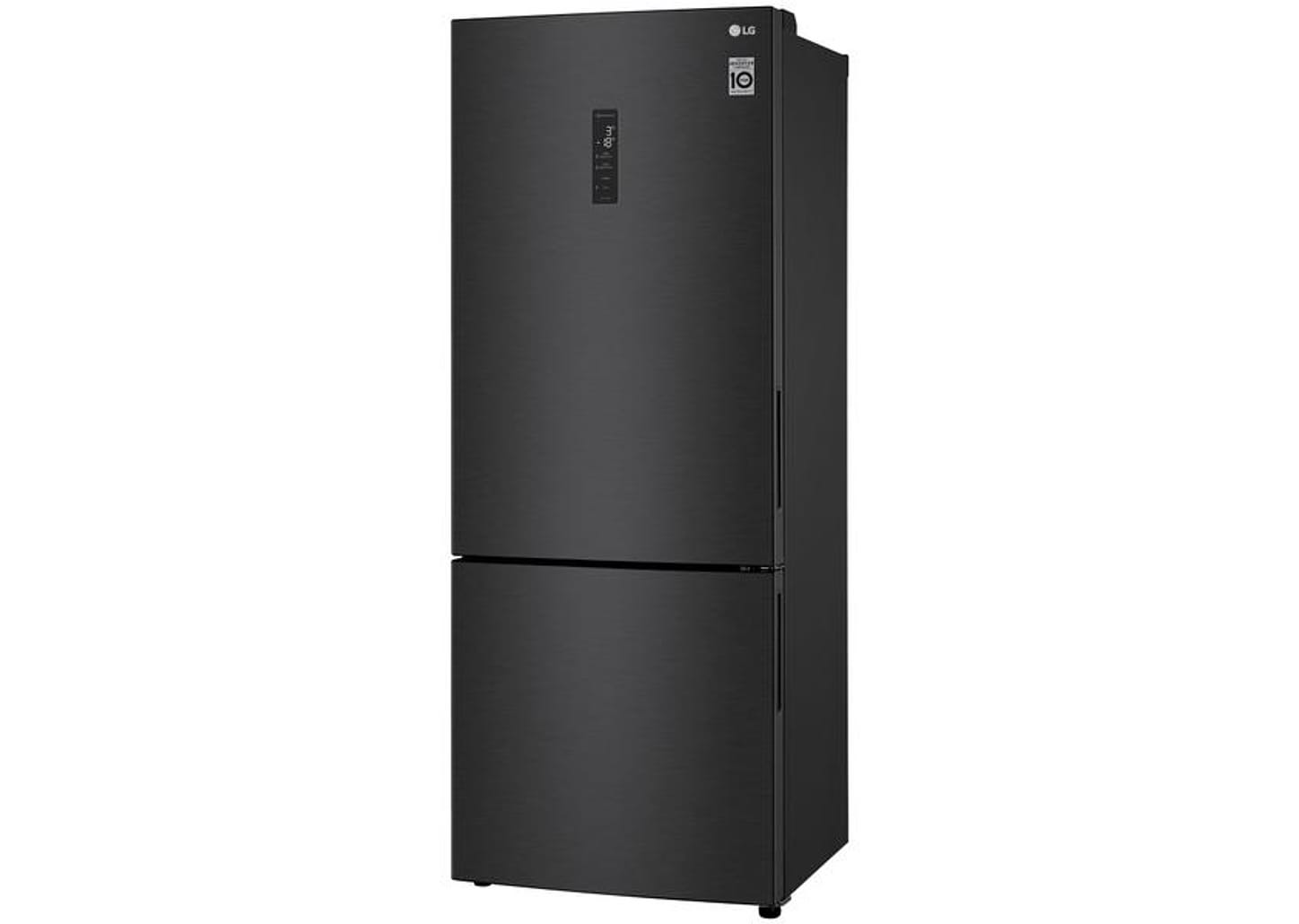 Geladeira/Refrigerador LG Frost Free Smart Preta 451L Inox Look GC-B569NQLC.AMCFSBS