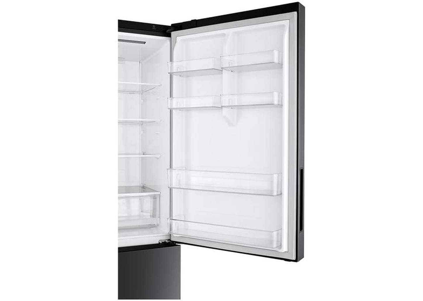 Geladeira/Refrigerador LG Frost Free Smart Preta 451L Inox Look GC-B569NQLC.AMCFSBS