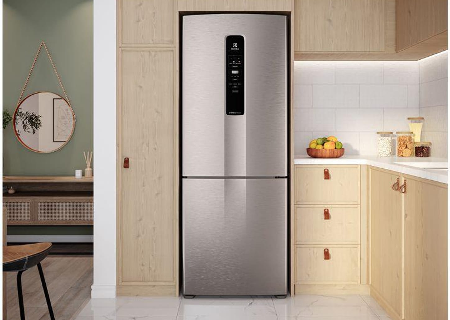 Geladeira/Refrigerador Electrolux Frost Free - Inverse Cinza 490L IB7S