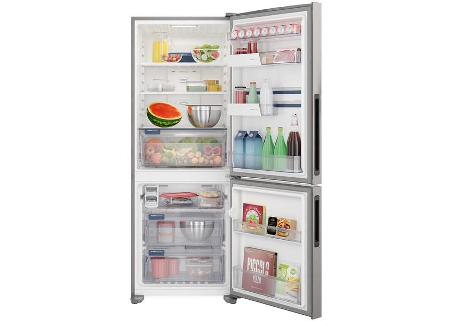 Geladeira/Refrigerador Electrolux Frost Free - Inverse Cinza 490L IB7S