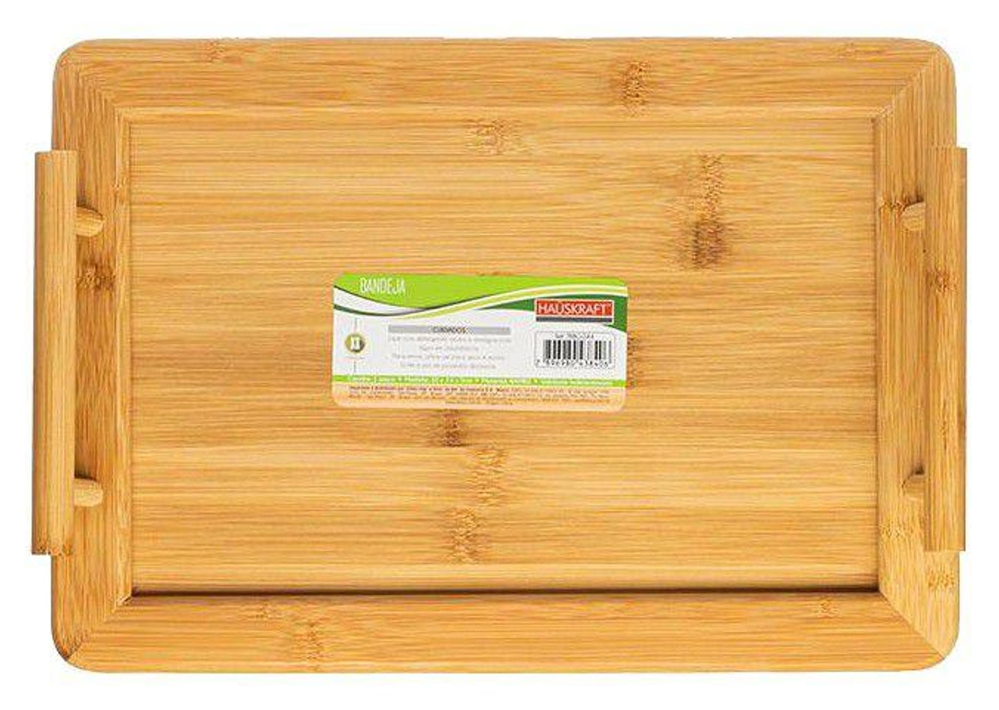 Bandeja para Servir Retangular Hauskraft Bambu 35x24cm