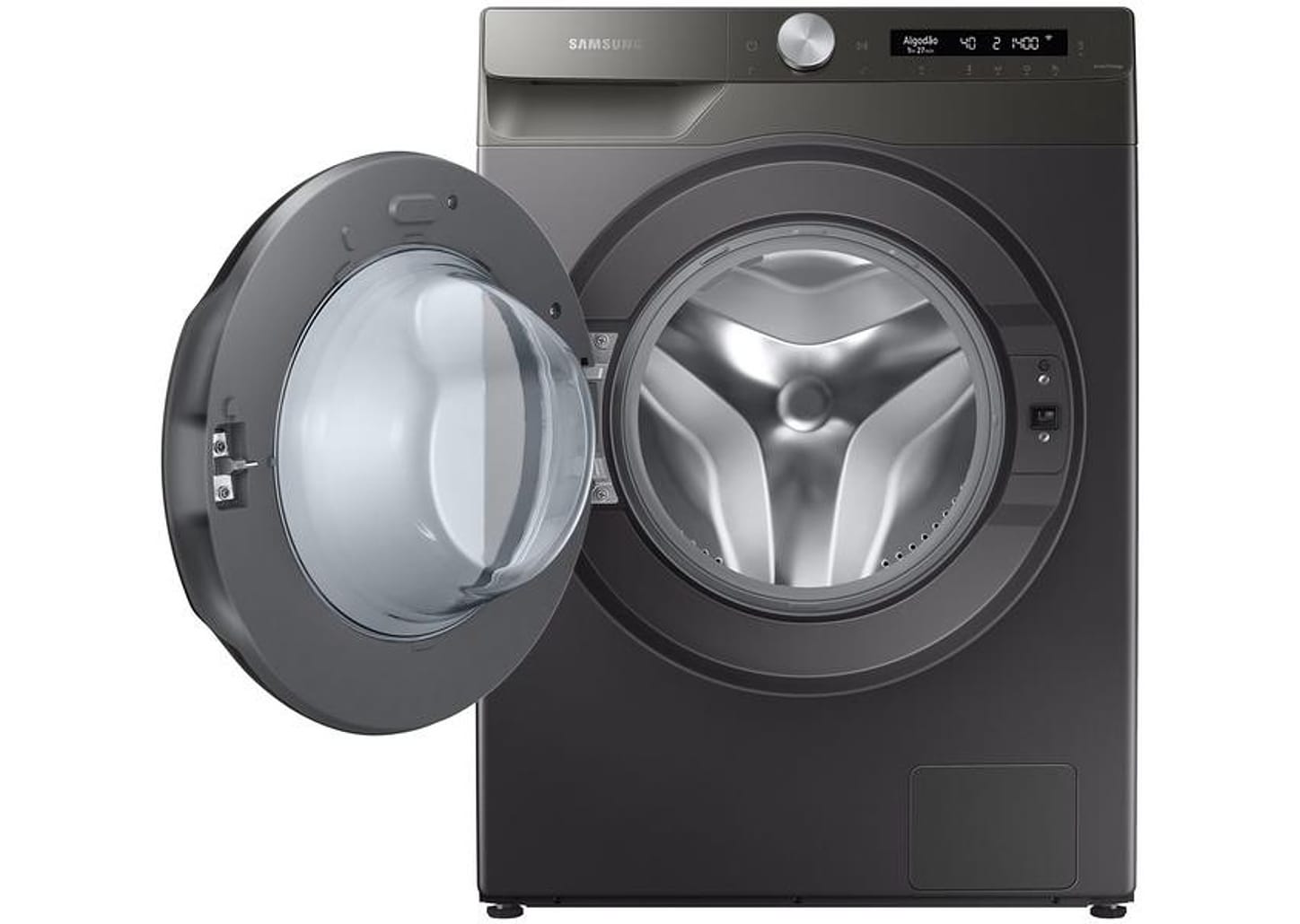 Lava e Seca Samsung 13kg Smart WD5000T Digital Inverter 3 em 1 Água Quente e Fria Cinza