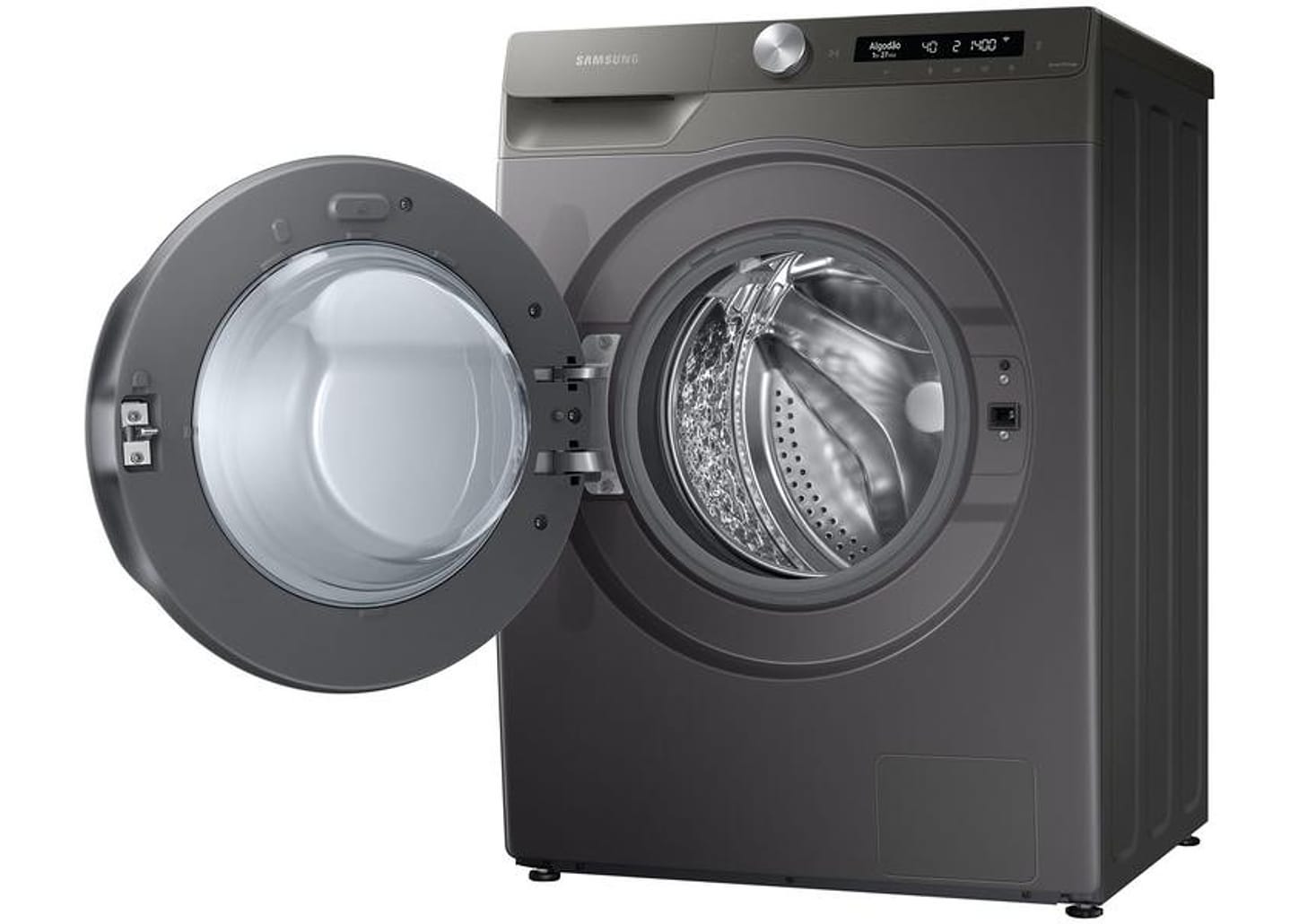 Lava e Seca Samsung 13kg Smart WD5000T Digital Inverter 3 em 1 Água Quente e Fria Cinza