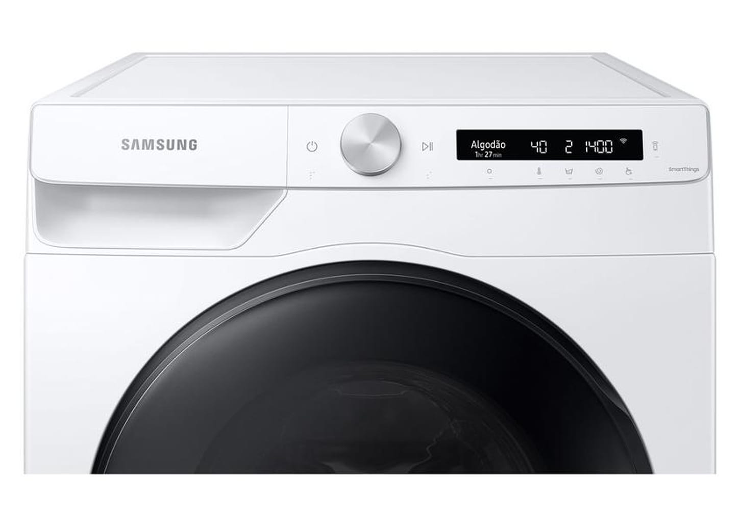Lava e Seca Samsung 13kg Smart WD5000T Digital Inverter 3 em 1 Água Quente e Fria Branca