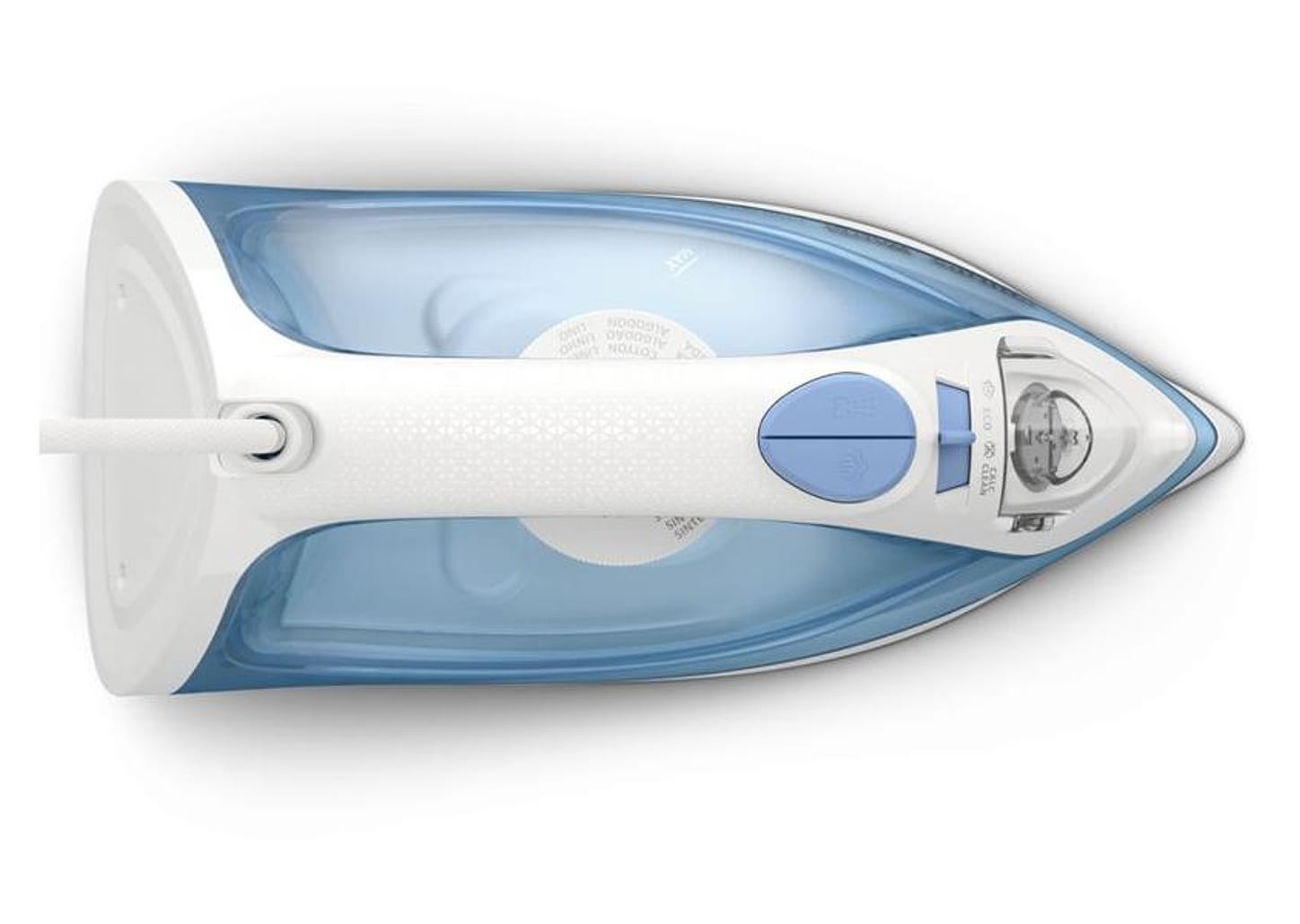 Ferro de Passar Roupa a Vapor Philips Walita 1000 Series DST1050/20 Branco e Azul