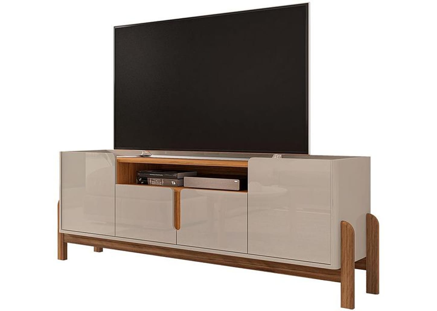 Rack para TV até 60" 4 Portas Casa D Lizz