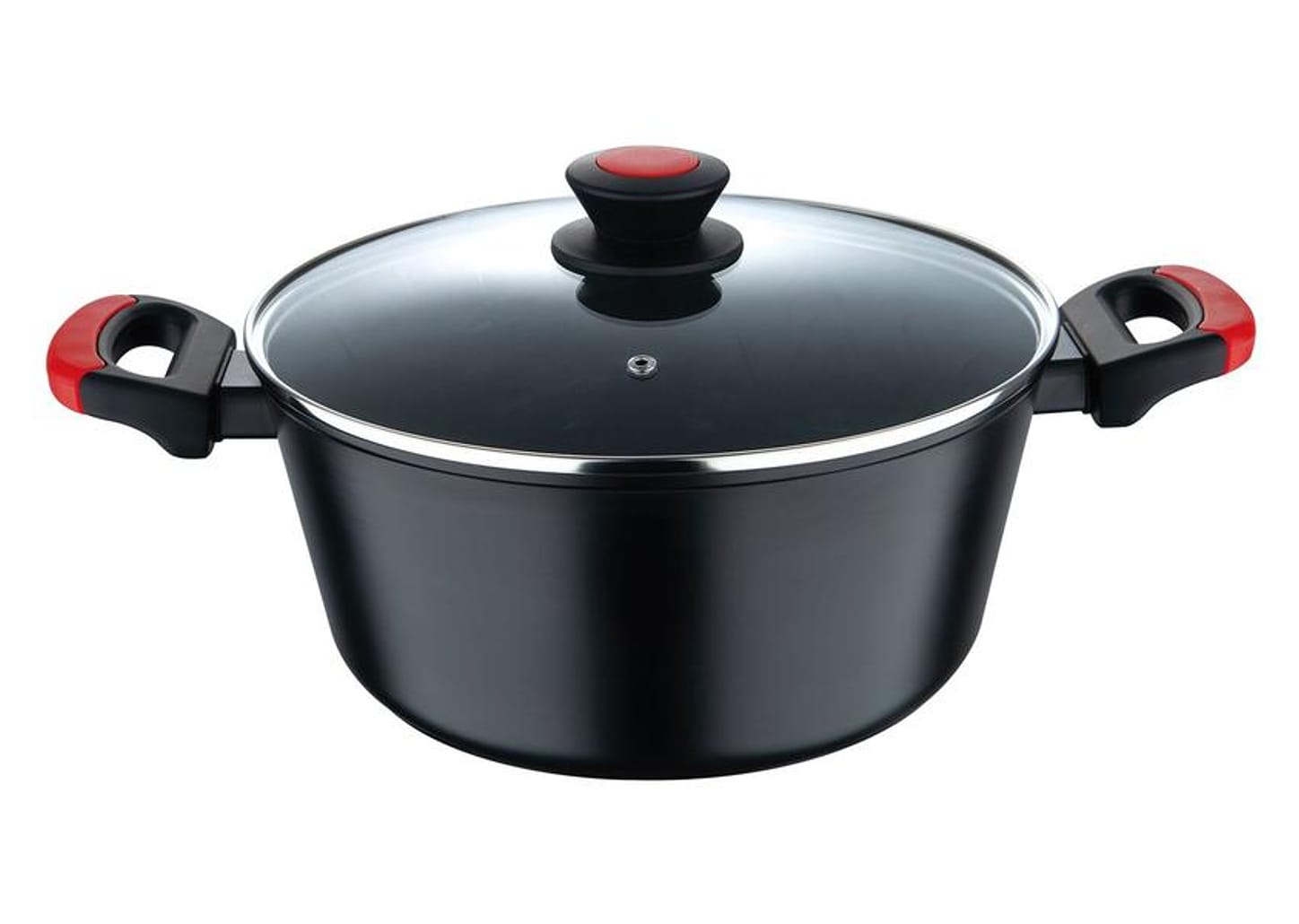 Jogo de Panelas Bergner Antiaderente de Alumínio Preto 4 Peças Chroma