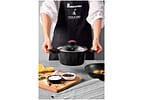 Jogo de Panelas Bergner Antiaderente de Alumínio Preto 4 Peças Chroma