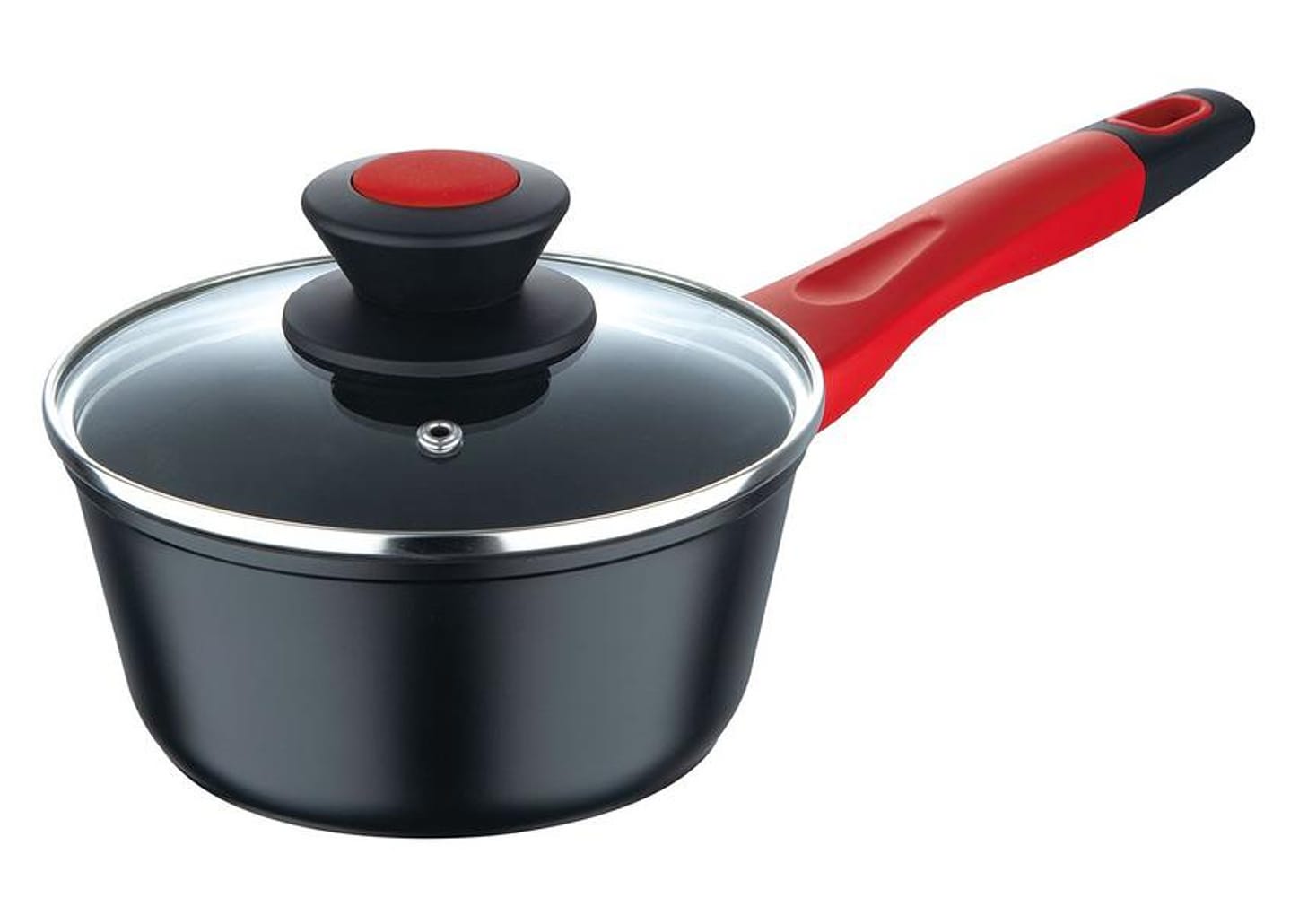 Jogo de Panelas Bergner Antiaderente de Alumínio Preto 4 Peças Chroma