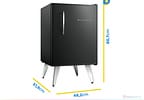 Frigobar Brastemp 76L Preto Retrô BRA08HE