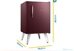 Frigobar Brastemp 76L Marsála Retrô BRA08HG