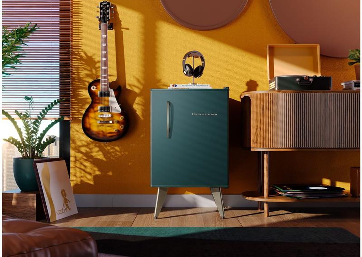 Frigobar Brastemp 76L Verde Retrô BRA08HN