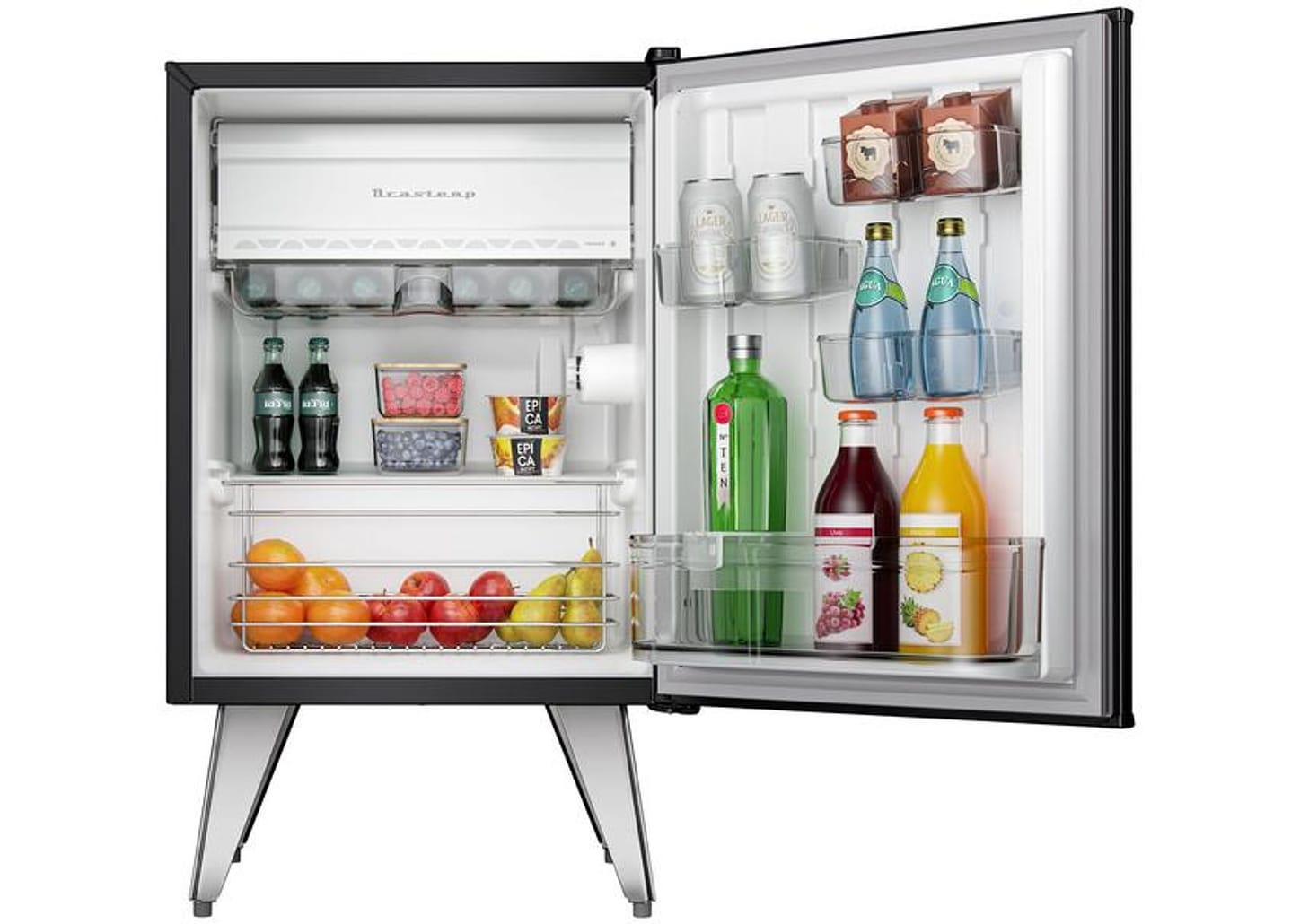 Frigobar Brastemp 76L Preto Retrô BRA08HE