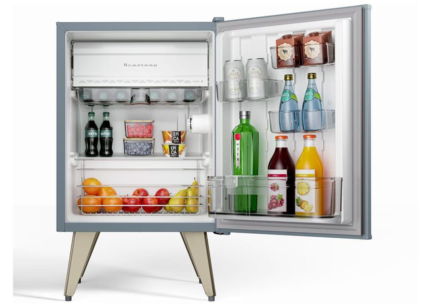 Frigobar Brastemp 76L Azul Retrô BRA08HW