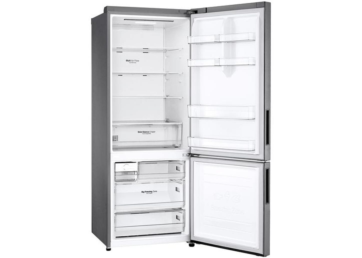 Geladeira/Refrigerador LG Frost Free Smart Inverse - Prata 451L Inox Look GC-B569NLLM.APZFSBS