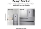 Geladeira/Refrigerador LG Frost Free Smart Inverse - Prata 451L Inox Look GC-B569NLLM.APZFSBS