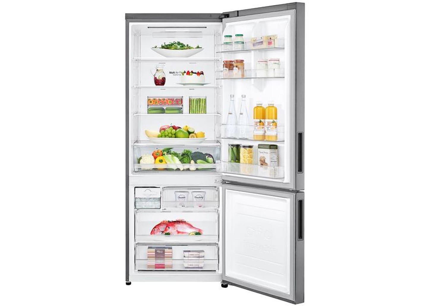 Geladeira/Refrigerador LG Frost Free Smart Inverse - Prata 451L Inox Look GC-B569NLLM.APZFSBS