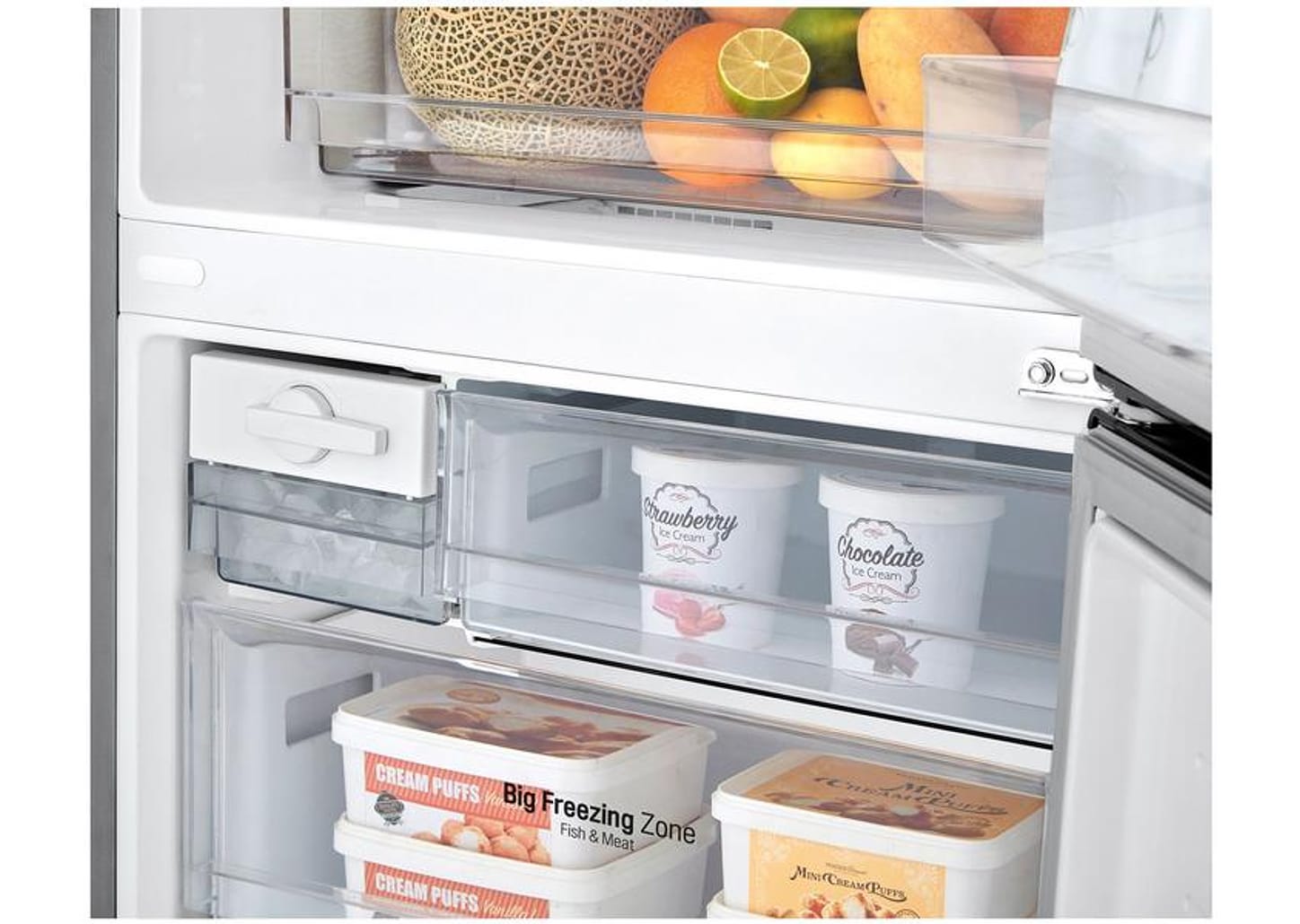 Geladeira/Refrigerador LG Frost Free Smart Inverse - Prata 451L Inox Look GC-B569NLLM.APZFSBS