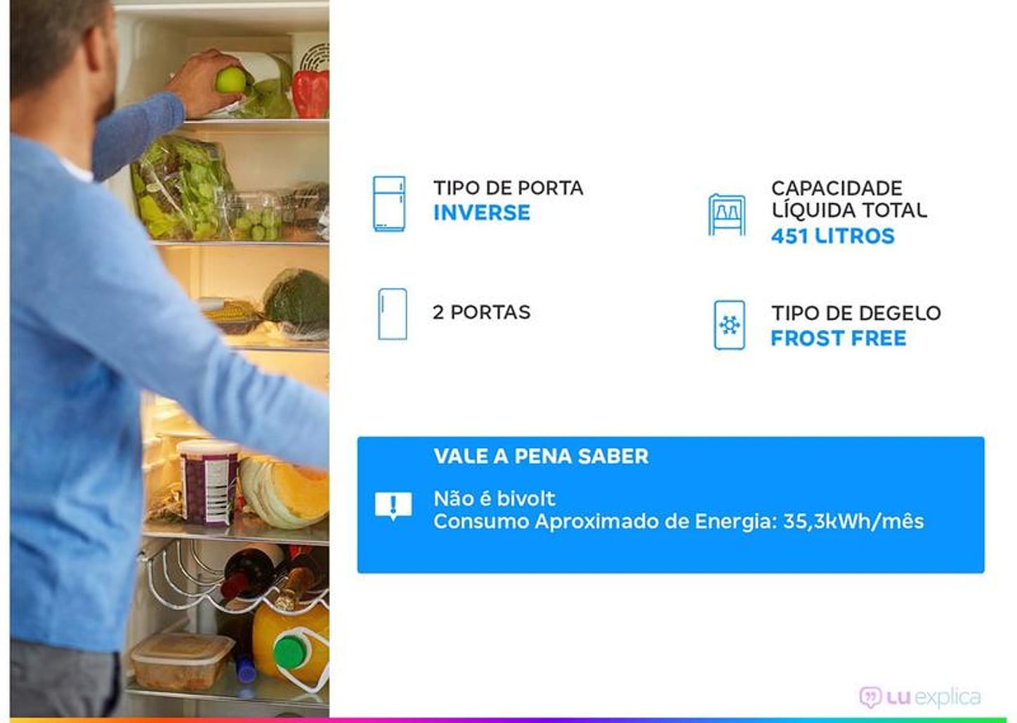 Geladeira/Refrigerador LG Frost Free Smart Inverse - Prata 451L Inox Look GC-B569NLLM.APZFSBS