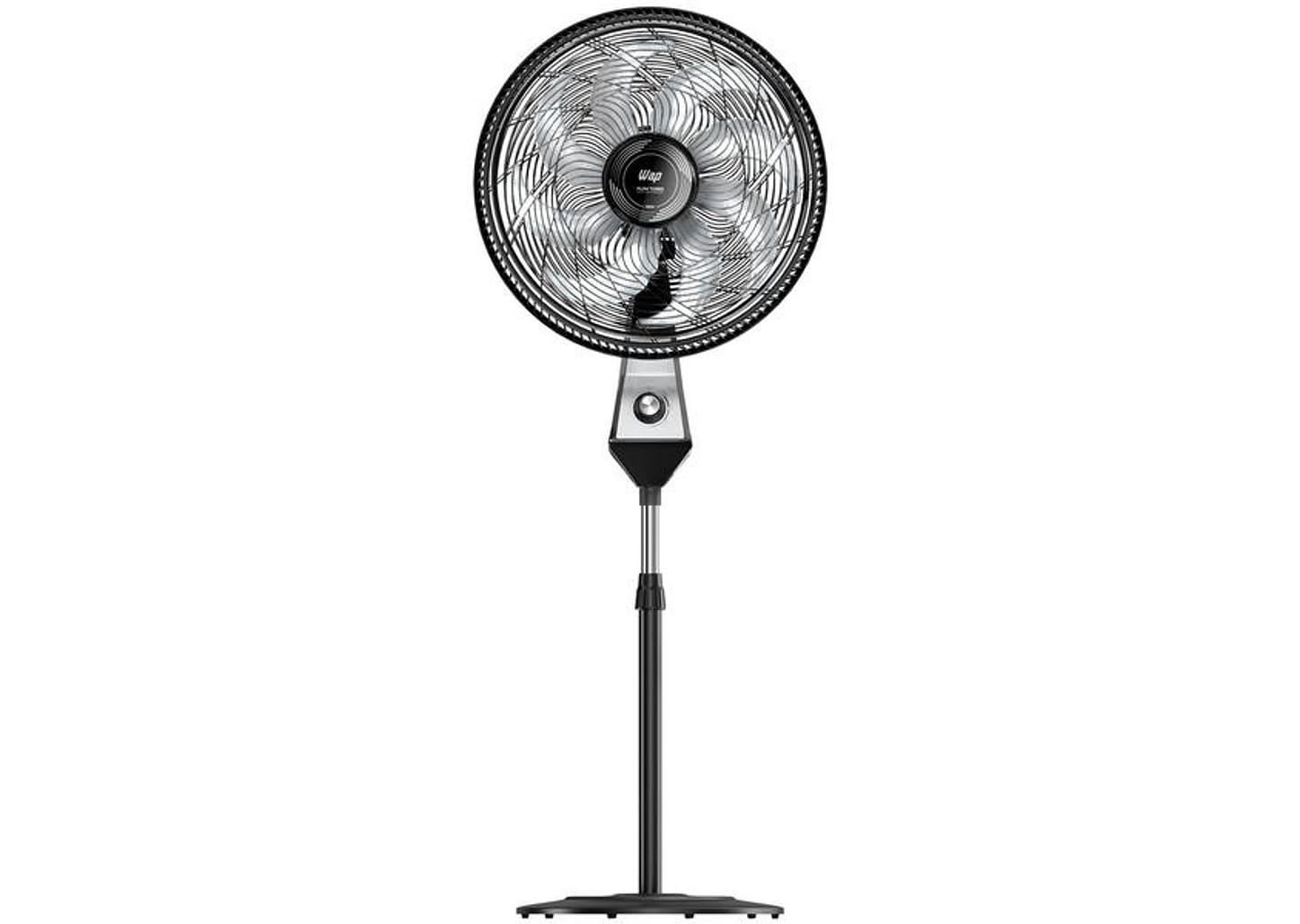 Ventilador Wap Flow Turbo 50cm 8 Pás 3 Velocidades Preto e Cinza