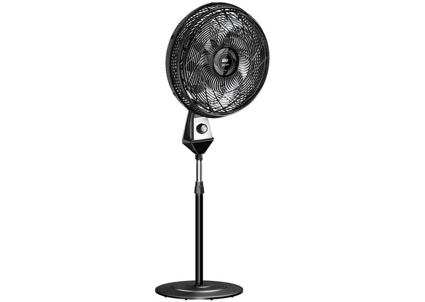 Ventilador Wap Flow Turbo 50cm 8 Pás 3 Velocidades Preto e Cinza