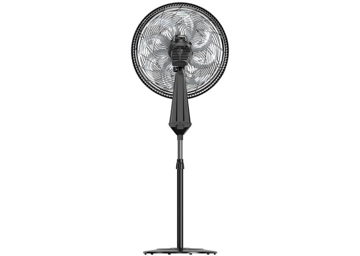 Ventilador Wap Flow Turbo 50cm 8 Pás 3 Velocidades Preto e Cinza