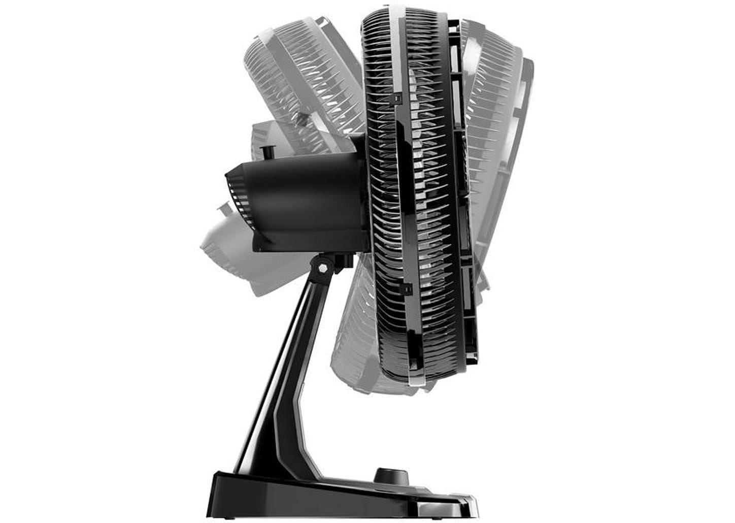 Ventilador 2 em 1 Wap Flow Turbo 50cm 8 Pás 3 Velocidades Preto e Cinza