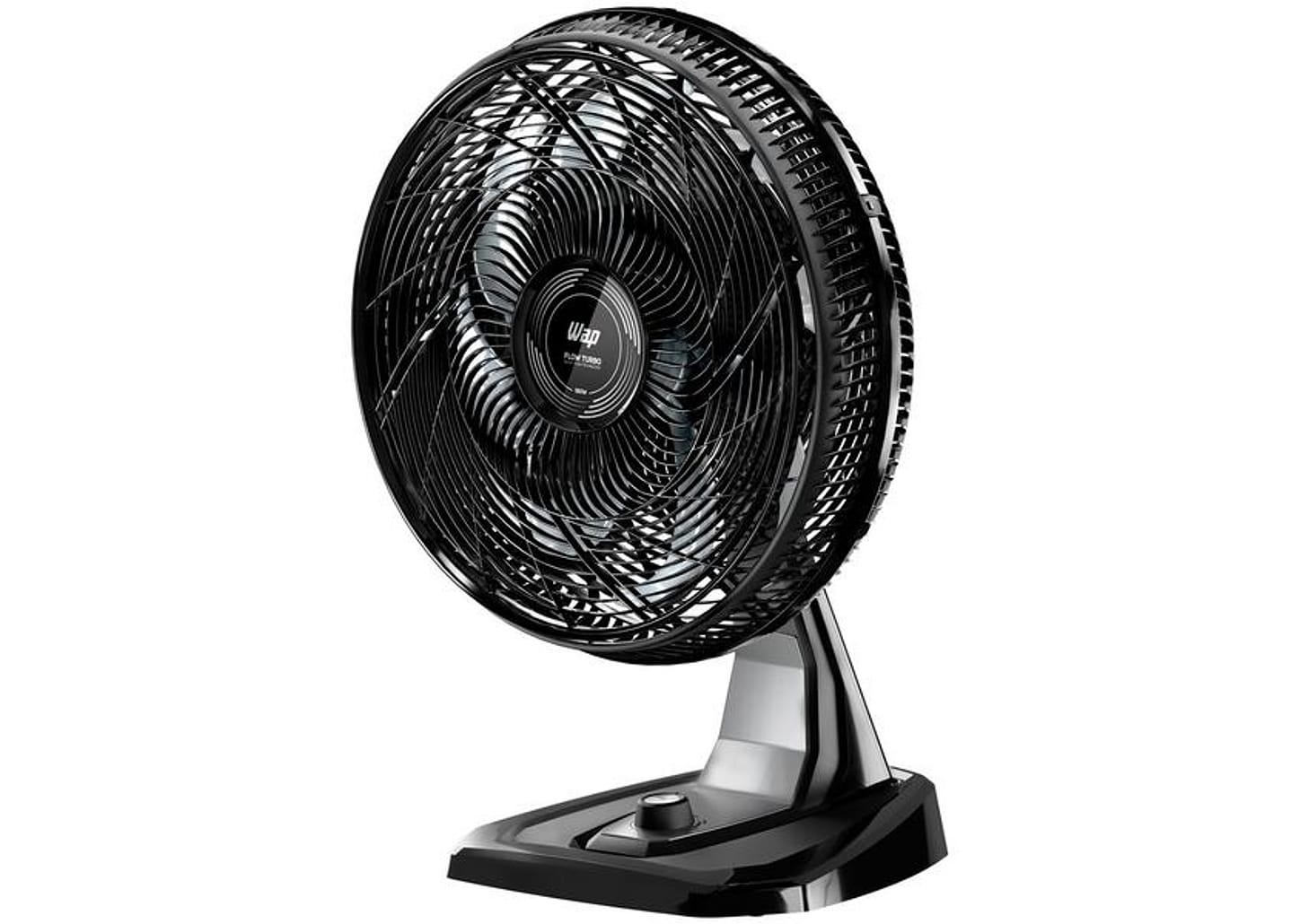 Ventilador 2 em 1 Wap Flow Turbo 50cm 8 Pás 3 Velocidades Preto e Cinza