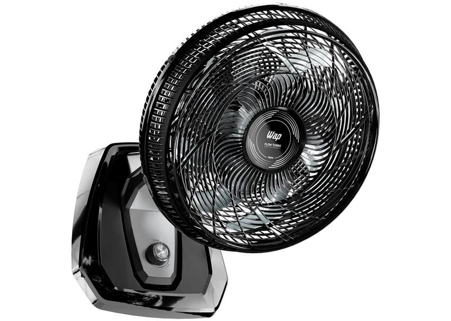 Ventilador 2 em 1 Wap Flow Turbo 50cm 8 Pás 3 Velocidades Preto e Cinza