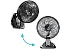 Ventilador 2 em 1 Wap Flow Turbo 50cm 8 Pás 3 Velocidades Preto e Cinza