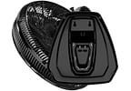 Ventilador 2 em 1 Wap Flow Turbo 50cm 8 Pás 3 Velocidades Preto e Cinza