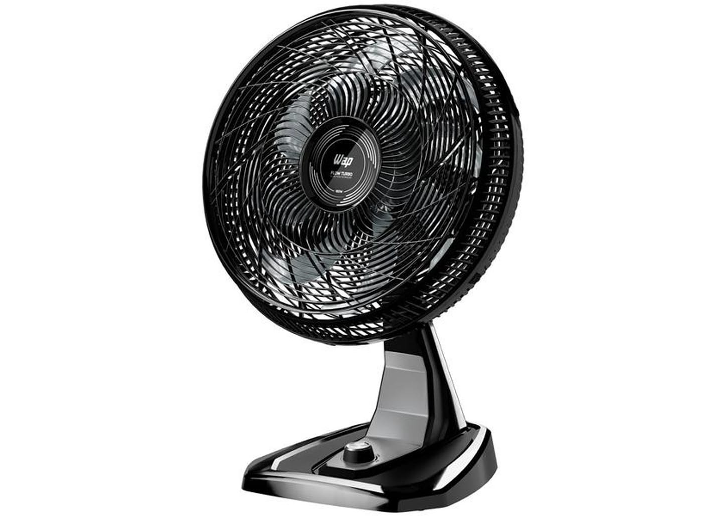 Ventilador 2 em 1 Wap Flow Turbo 50cm 8 Pás 3 Velocidades Preto e Cinza
