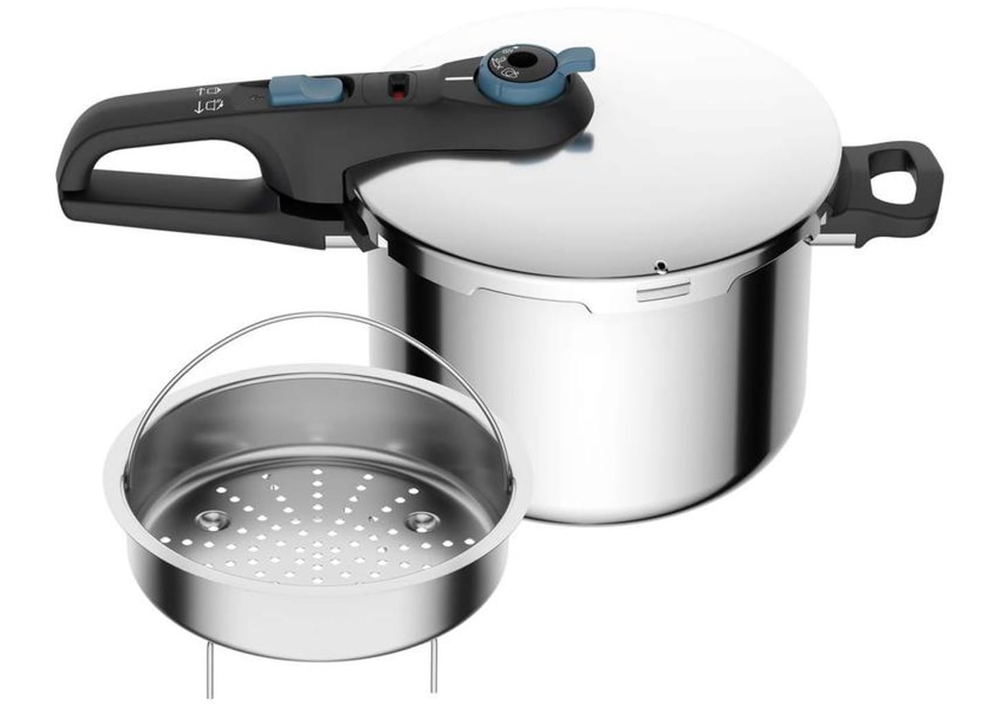 Panela de Pressão Rochedo Inox 6L Fechamento Externo Secure Trendy