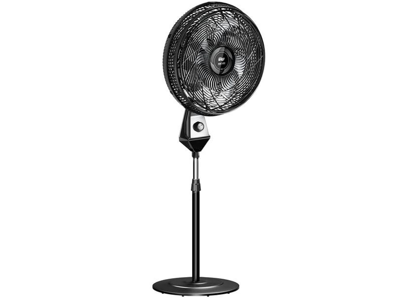 Ventilador Wap Flow Turbo 50cm 8 Pás 3 Velocidades Preto e Cinza