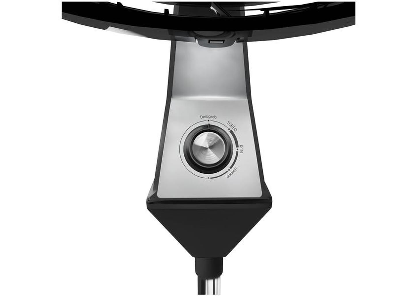 Ventilador Wap Flow Turbo 50cm 8 Pás 3 Velocidades Preto e Cinza