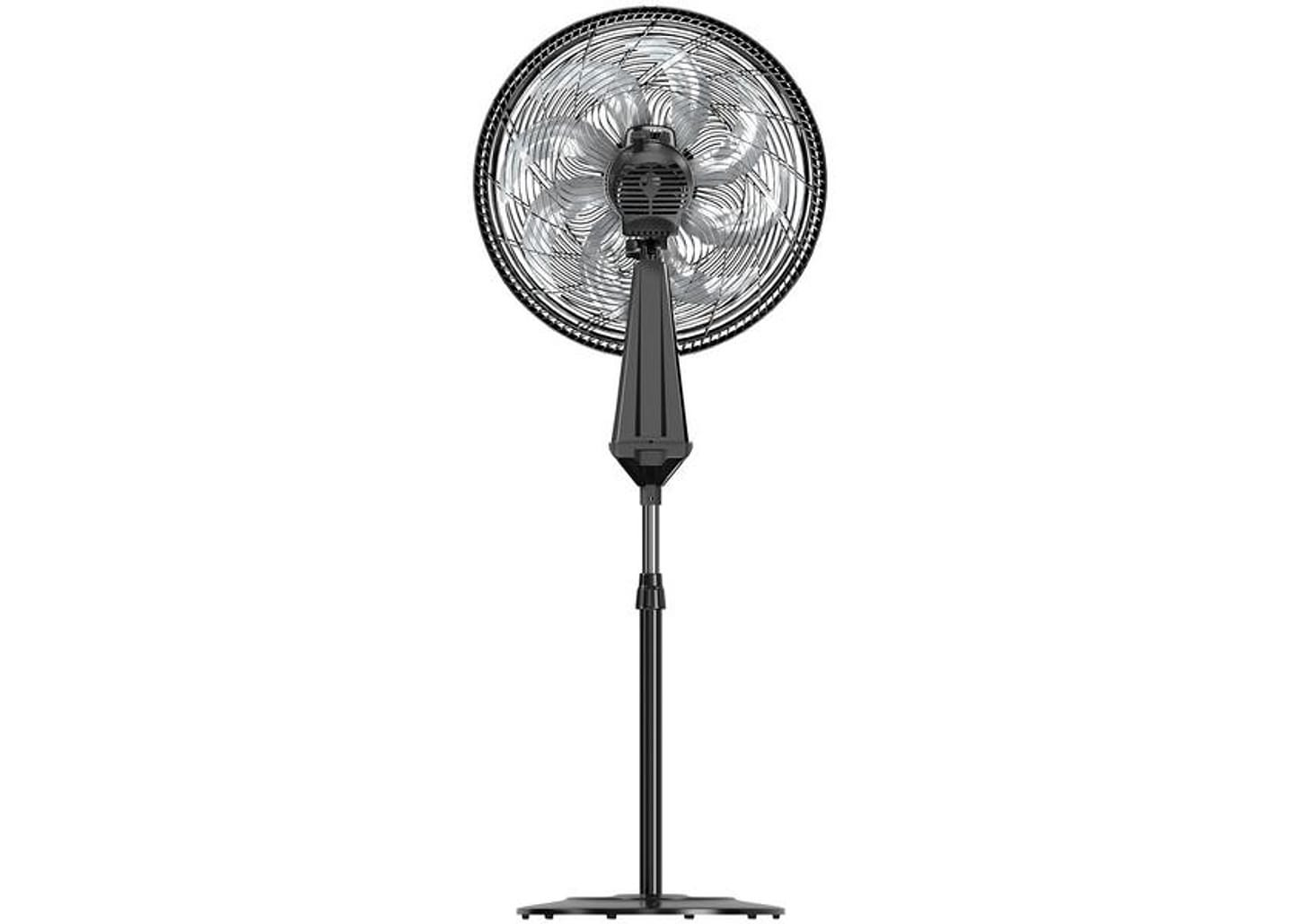 Ventilador Wap Flow Turbo 50cm 8 Pás 3 Velocidades Preto e Cinza