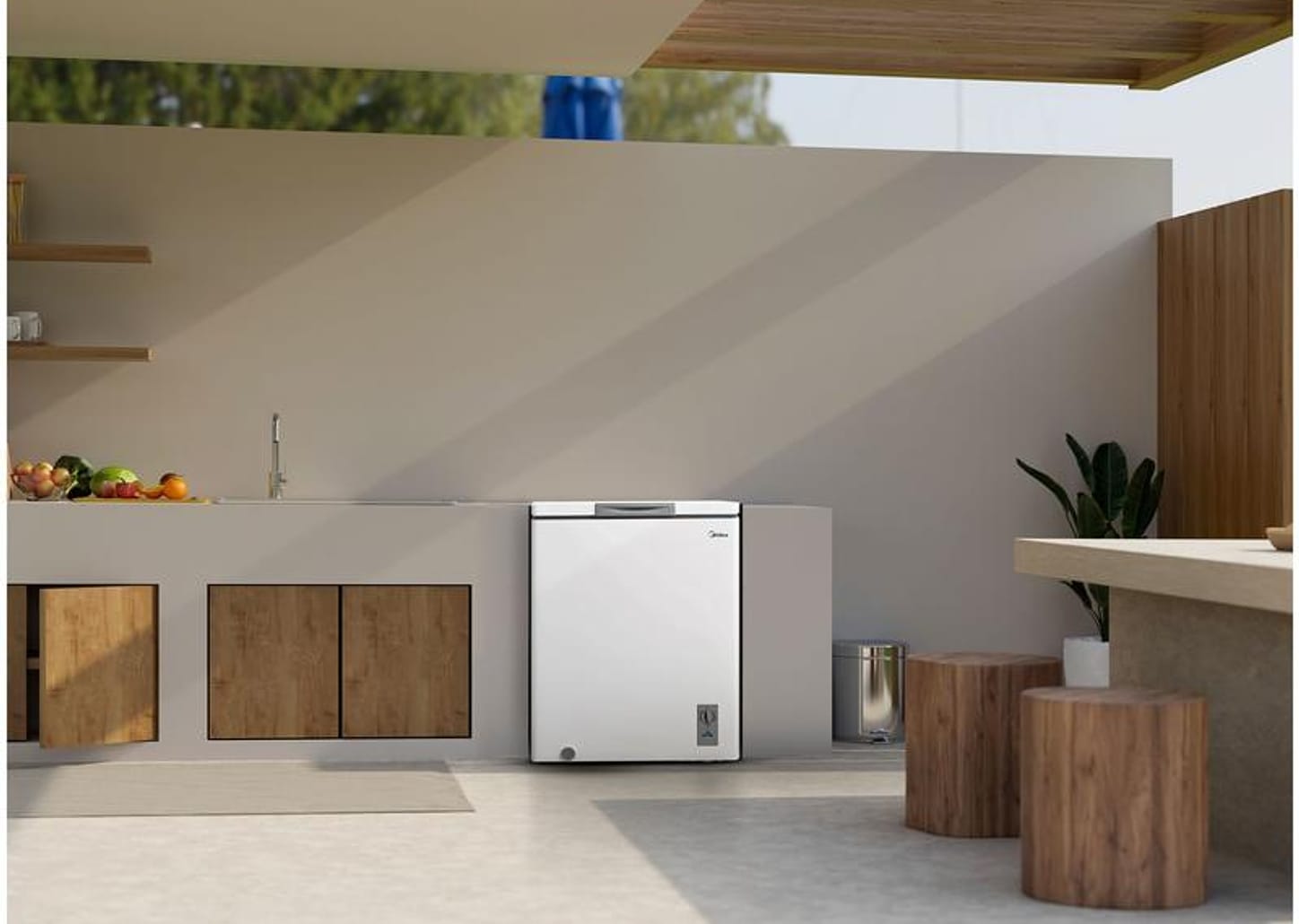 Freezer Horizontal Midea 145L MDRC207SLA011