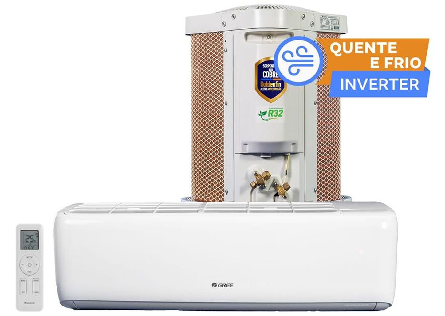 Ar-condicionado Split Gree Inverter 18.000BTUs Quente e Frio GWH18ATD-D6DNA2A