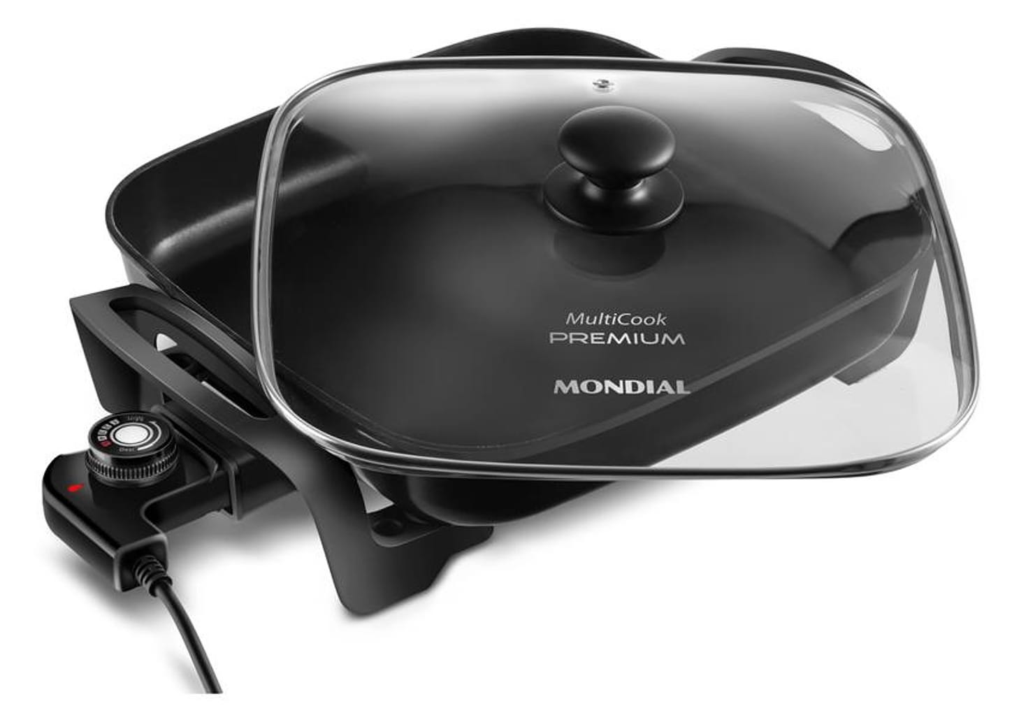 Panela Elétrica Multifuncional Quadrada Mondial - Premium Multicook 1200W 4L