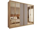 Guarda-roupa Casal 6 Portas 4 Gavetas Caemmun Cristal