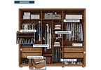 Guarda-roupa Casal 6 Portas 4 Gavetas Caemmun Cristal