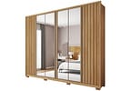 Guarda-roupa Casal com Espelho 6 Portas 4 Gavetas Caemmun Apollo